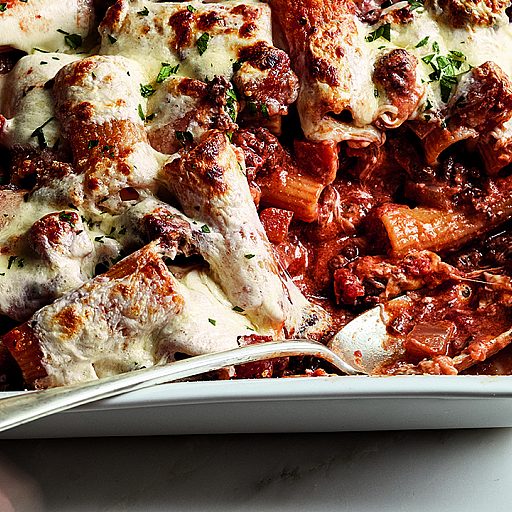 Baked Rigatoni With Lamb Ragù